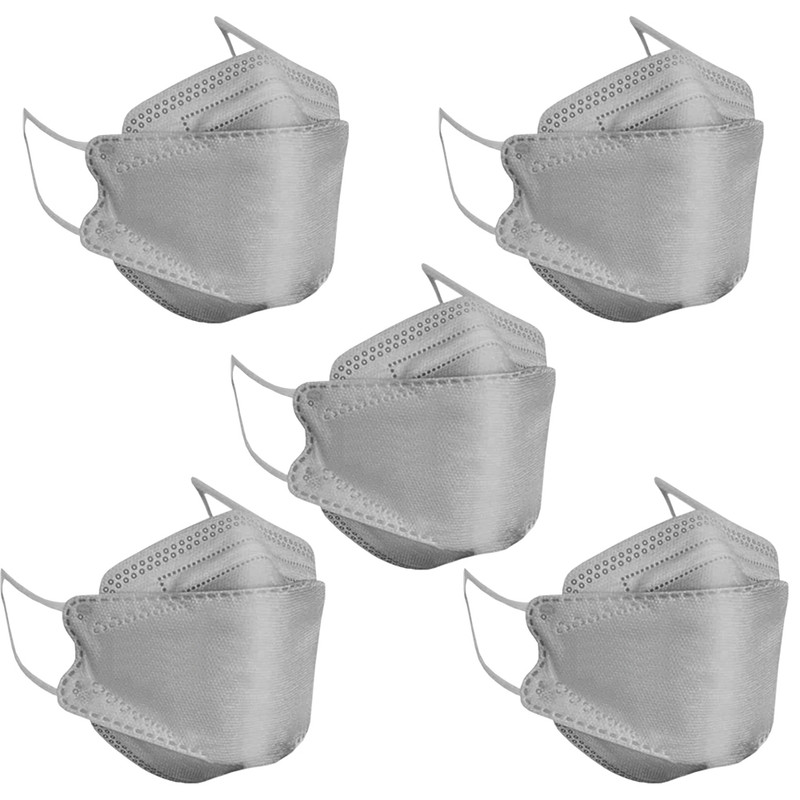 ماسک تنفسی مدل سه بعدی پنج لایه KF94-G5 بسته 5 عددی