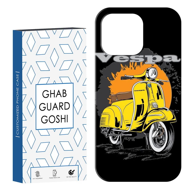 کاور قاب گارد گوشی طرح موتور وسپا کد Dimo-161 مناسب برای گوشی موبایل اپل  IPHONE 13 PRO MAX