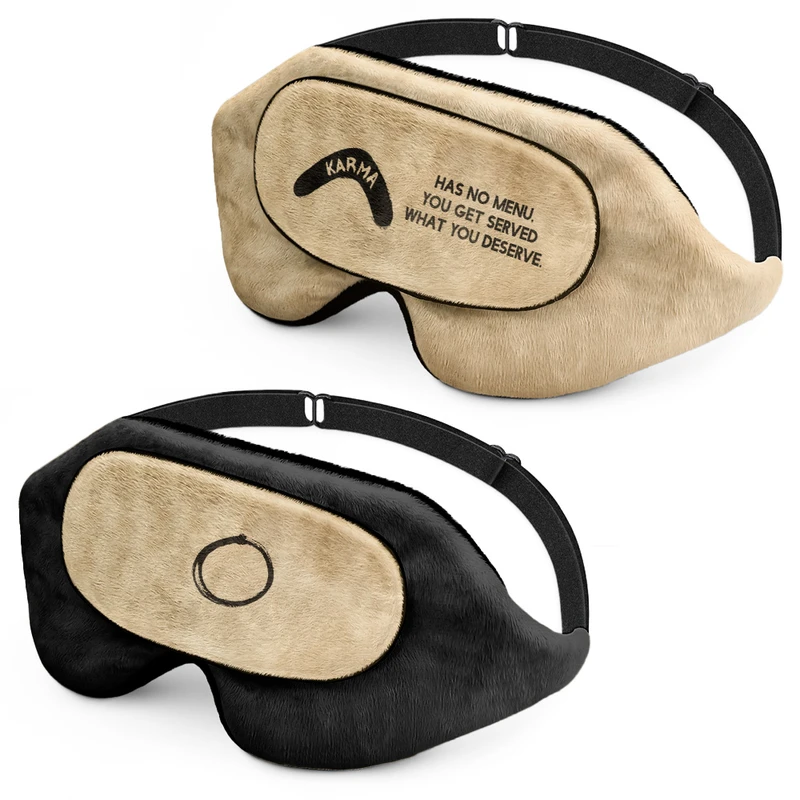 چشم بند خواب کاوا ماسک مدل کارما C37 مجموعه 2 عددی