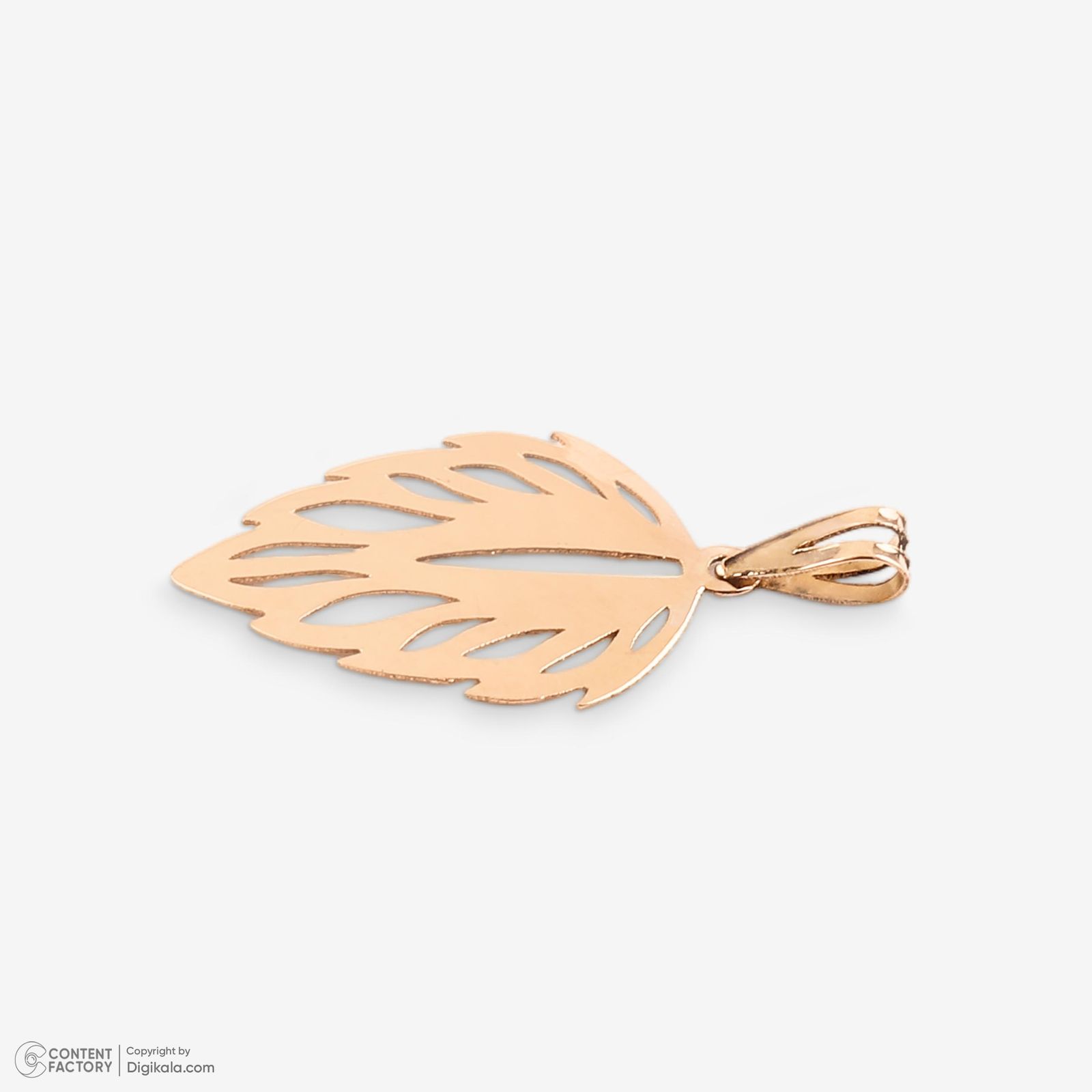 نیم ست طلا 18 عیار زنانه حافا گلد مدل برگ کد nim07 -  - 9