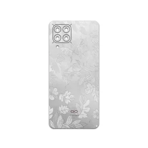 MAHOOT Silver-Wildflower Cover Sticker for Samsung M53