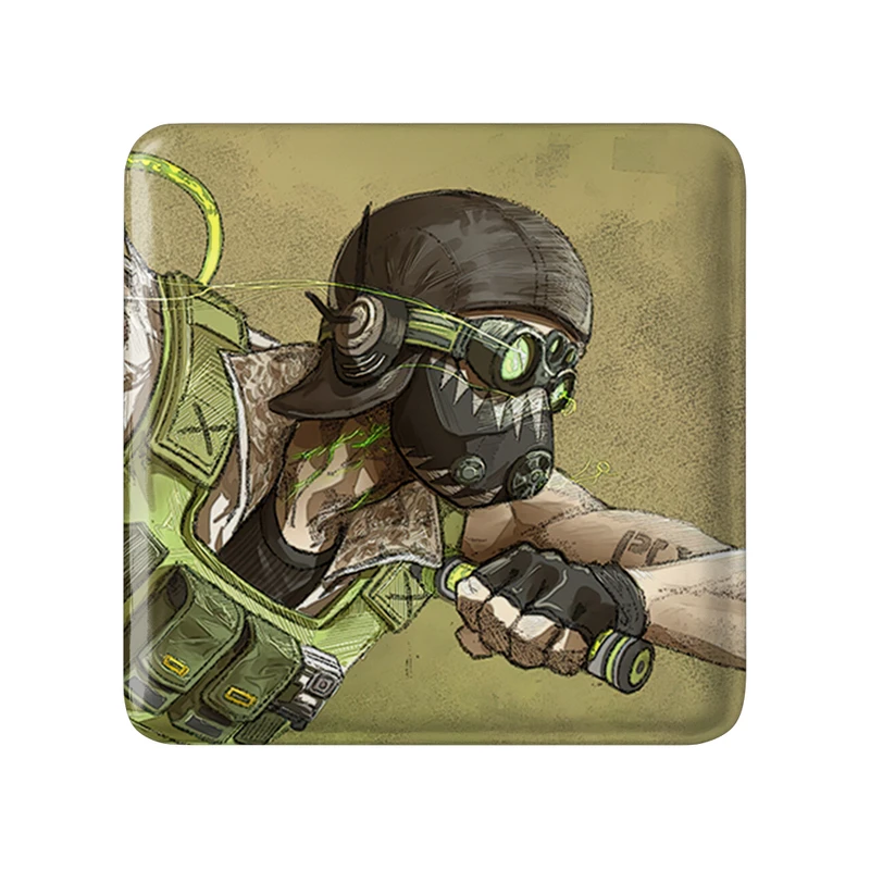 پیکسل خندالو طرح octane ایکس لجند مدل مربعی کد 30981