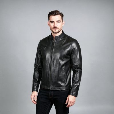 کت چرم مردانه چرم مشهد مدل K0608-001
