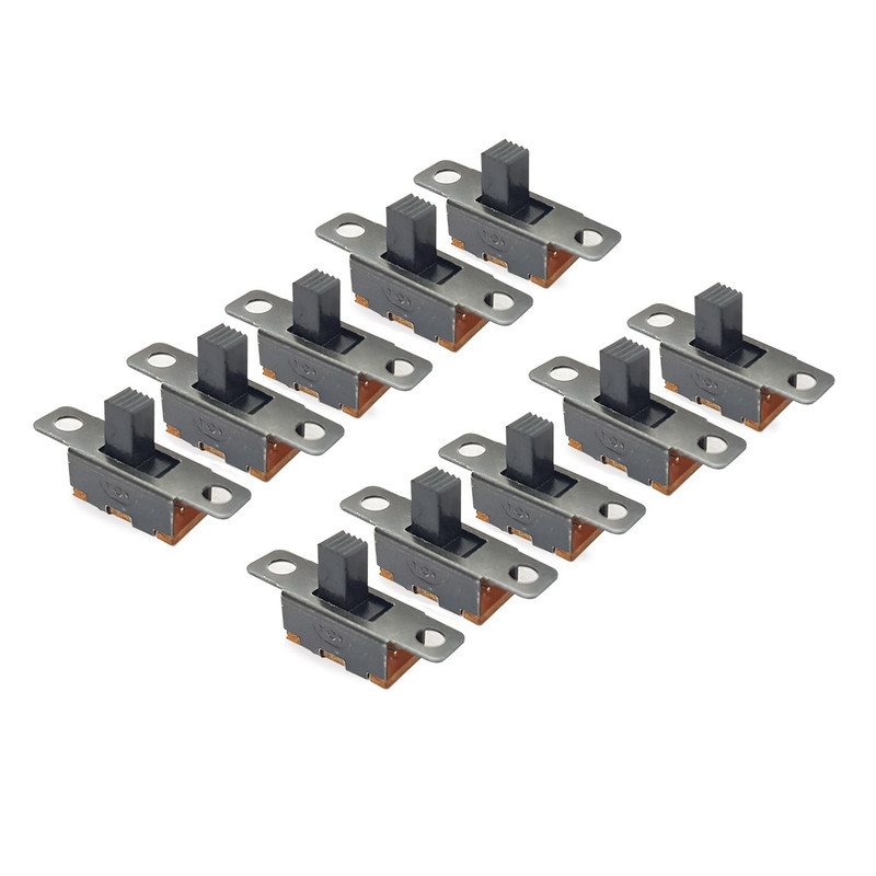 کلید کشویی مدل SS12F15G5-3pin بسته 10 عددی