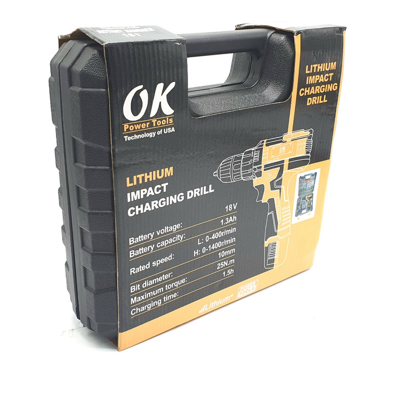 مجموعه 25 عددی پیچ گوشتی شارژی اوکی مدل 001