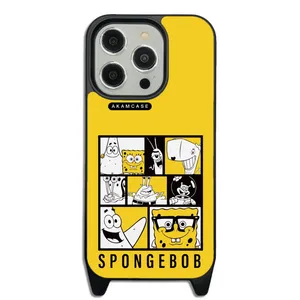 AKAM AMC-WLA14PRO-SPONGE BOB3 Cover For Apple iPhone 14 Pro