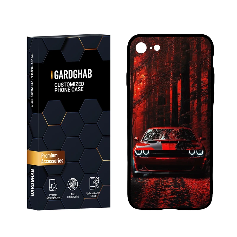 کاور گارد قاب مدل پشت گلس پسرانه مناسب برای گوشی موبایل اپل iPhone 7 / 8 / SE 2020 / SE 2022