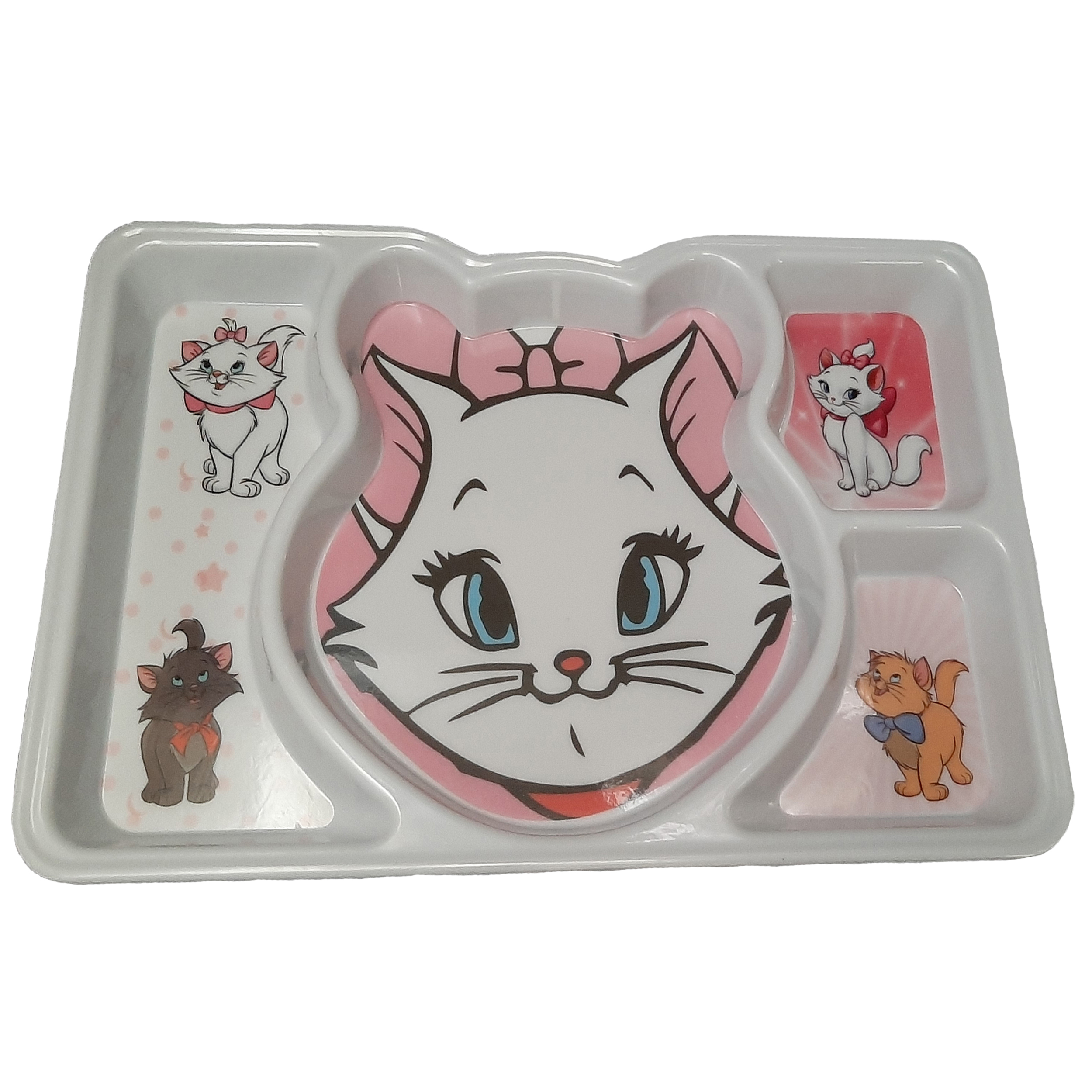 ظرف غذای کودک طرح گربه های اشرافی مدل 1400