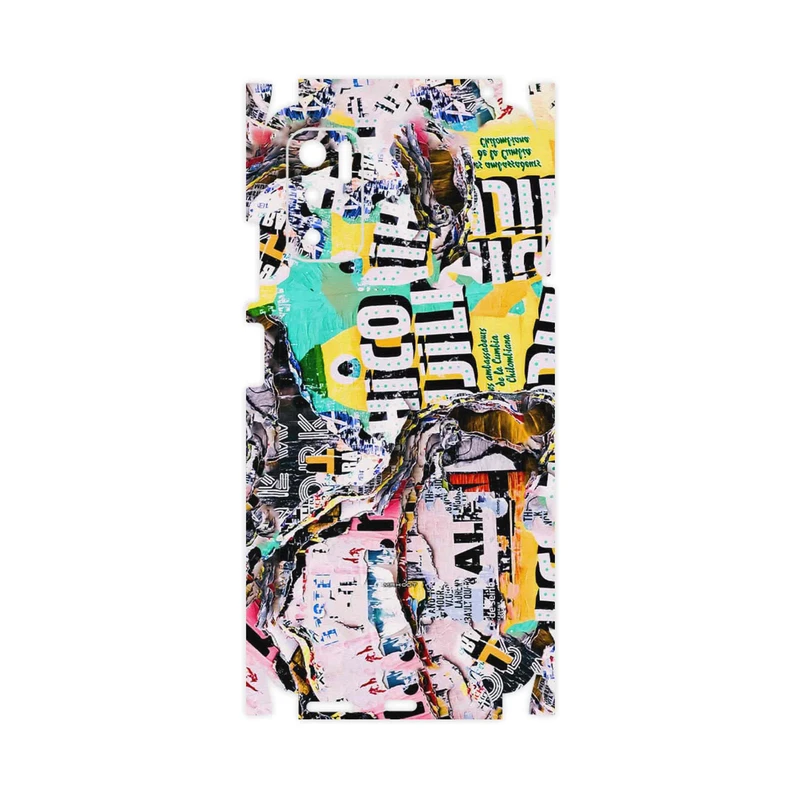 برچسب پوششی ماهوت مدل Collage of Teared Paper-FullSkin مناسب برای گوشی موبایل شیائومی Poco M3 Pro 5G