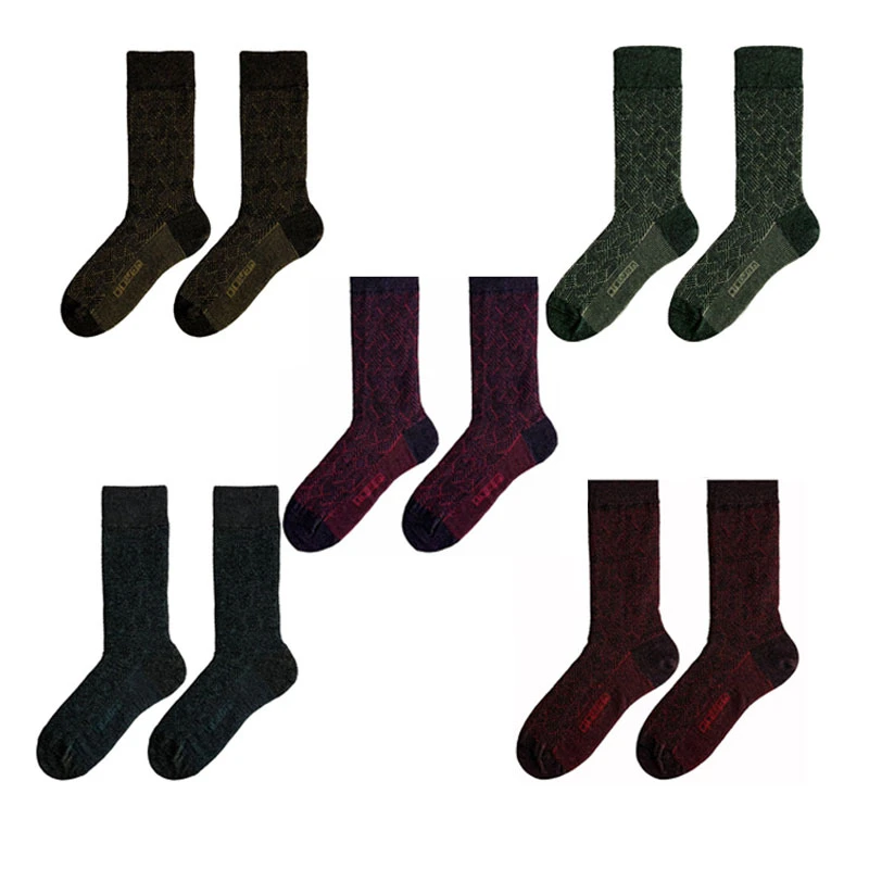 جوراب مردانه ال سون مدل دیپلمات شاین کد PH929.1 مجموعه 5 عددی