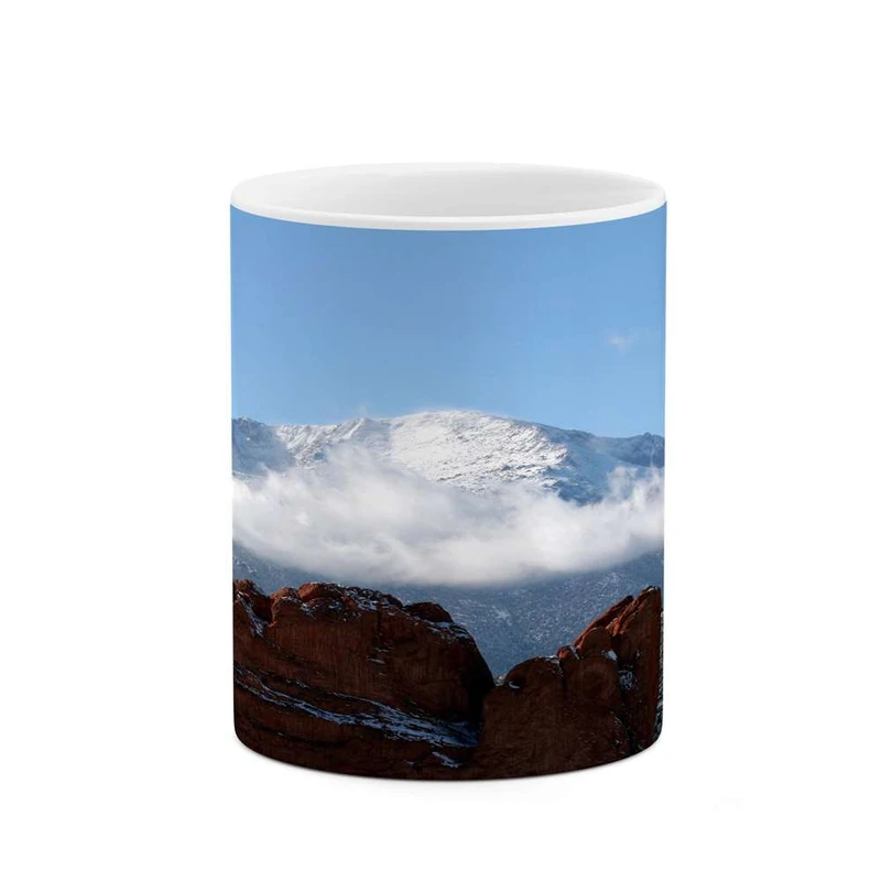 ماگ کاکتی مدل منظره برفی کد mgh14983