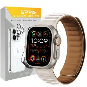 Sprig Magnetic LP model strap suitable for Apple Watch Series Se/Ultra/Ultra 2/1/2/3/4/5/6/7/8/9 size 42/44/45/49mm
