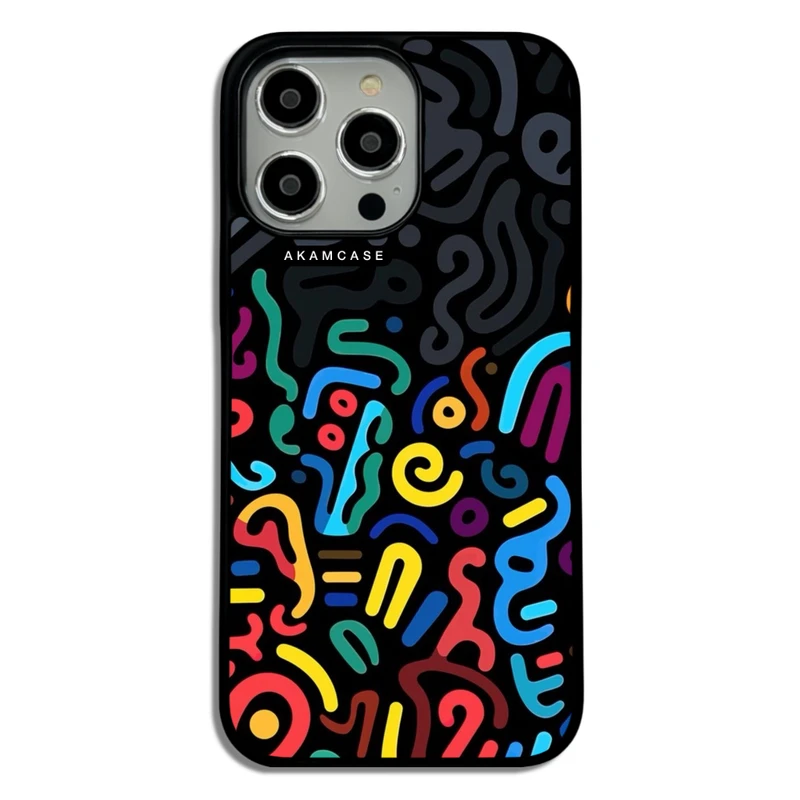 کاور آکام مدل AMC-WA14PROMAX-DOODLE8 مناسب برای گوشی موبایل اپل iPhone 14 Pro Max