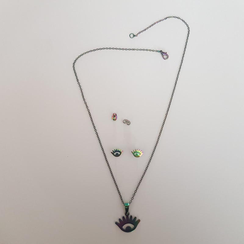 نیم ست زنانه مدل چشم