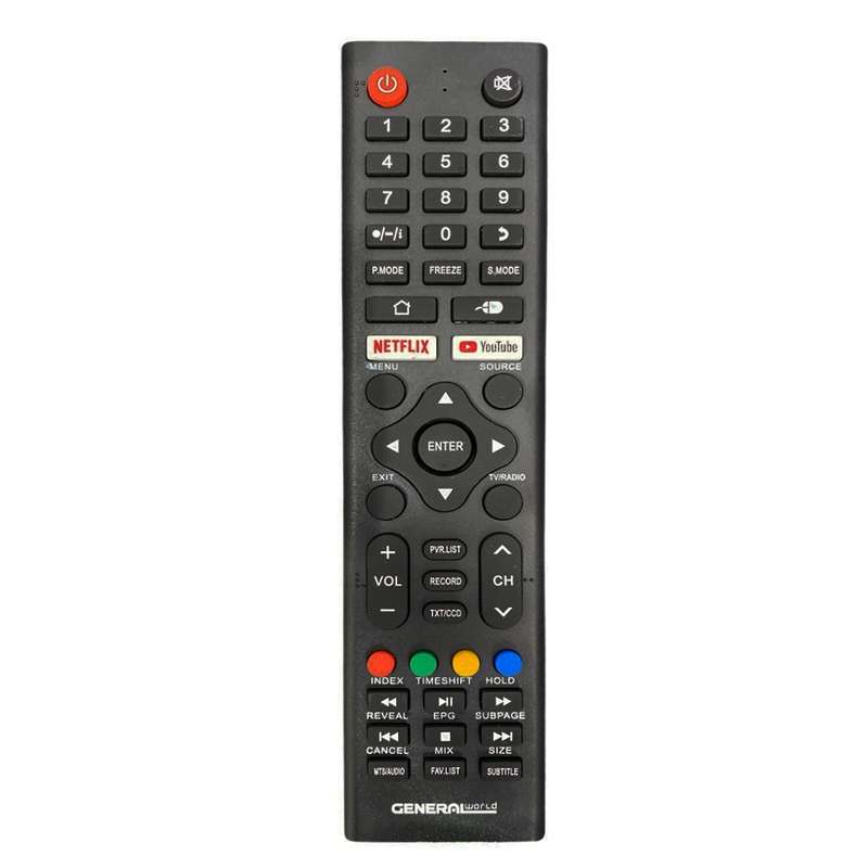 ریموت کنترل تلویزیون جنرال ورلد مدل 4K ریموت کنترل تلویزیون جنرال ورلد مدل 4K