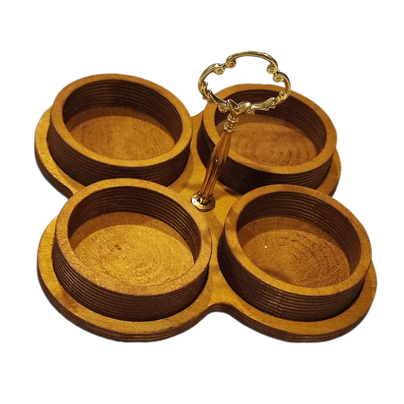 اردورخوری خونه خاص مدل چوبی طرح گرد