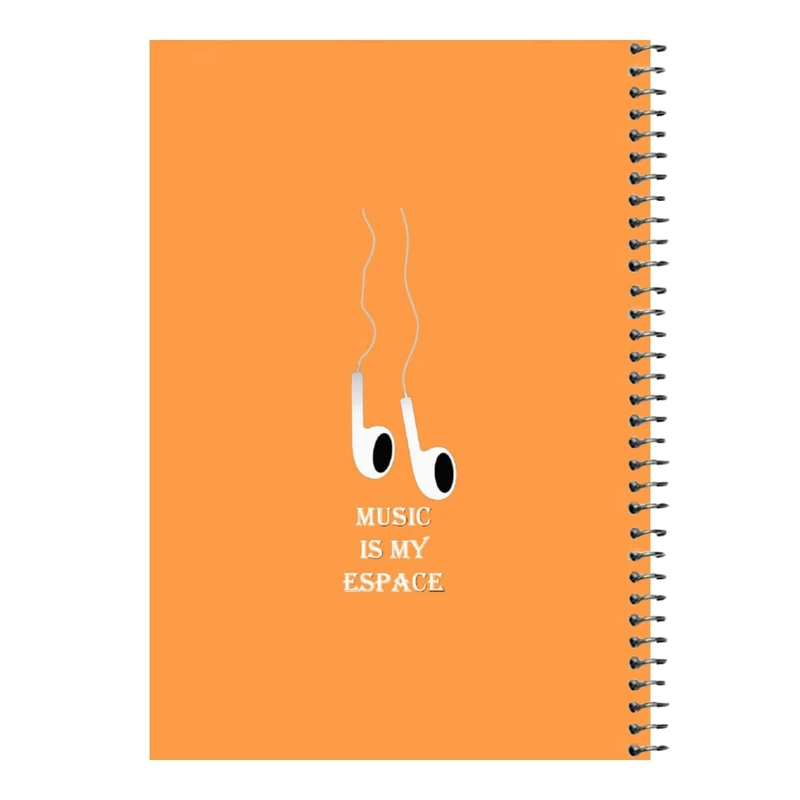 دفتر مشق 80 برگ اس جی مدل هندزفری   