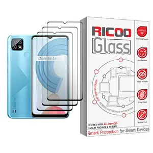 Ricoo Ricoo Glass MIX003 Screen Protector For Realme C21 Pack Of 3