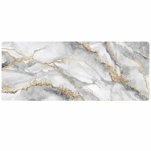 پادری مدل جلوسینکی سه لایه رویه مخمل طرح سنگ کد L1256 سایز 110x45 سانتی متر