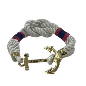 دستبند مردانه مدل لنگر کد 9415