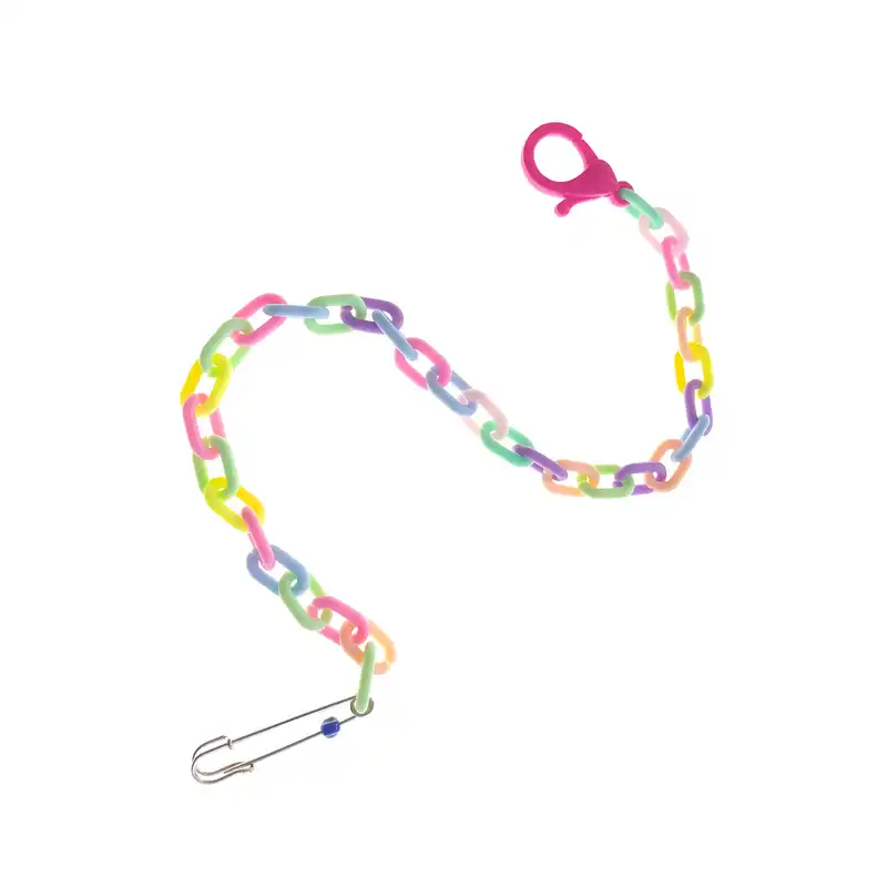 زنجیر پستانک مدل هفت رنگ کد 01