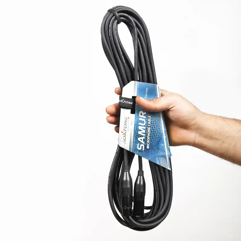 کابل میکروفن کنون به کنون روکستون مدل MXX019L10 طول 10 متر