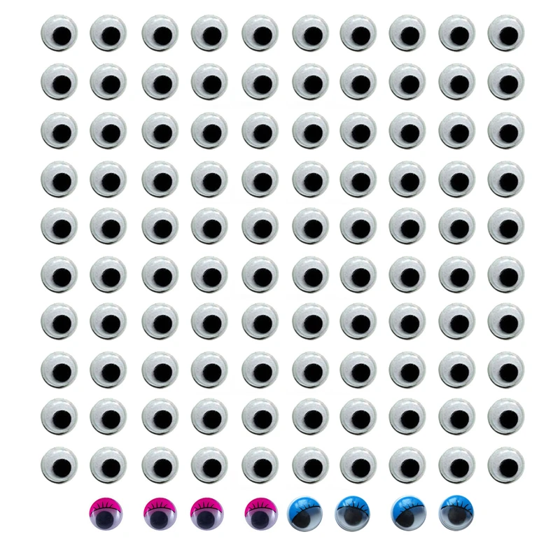 چشم عروسک کد MEL-CIR08 مجموعه 108 عددی