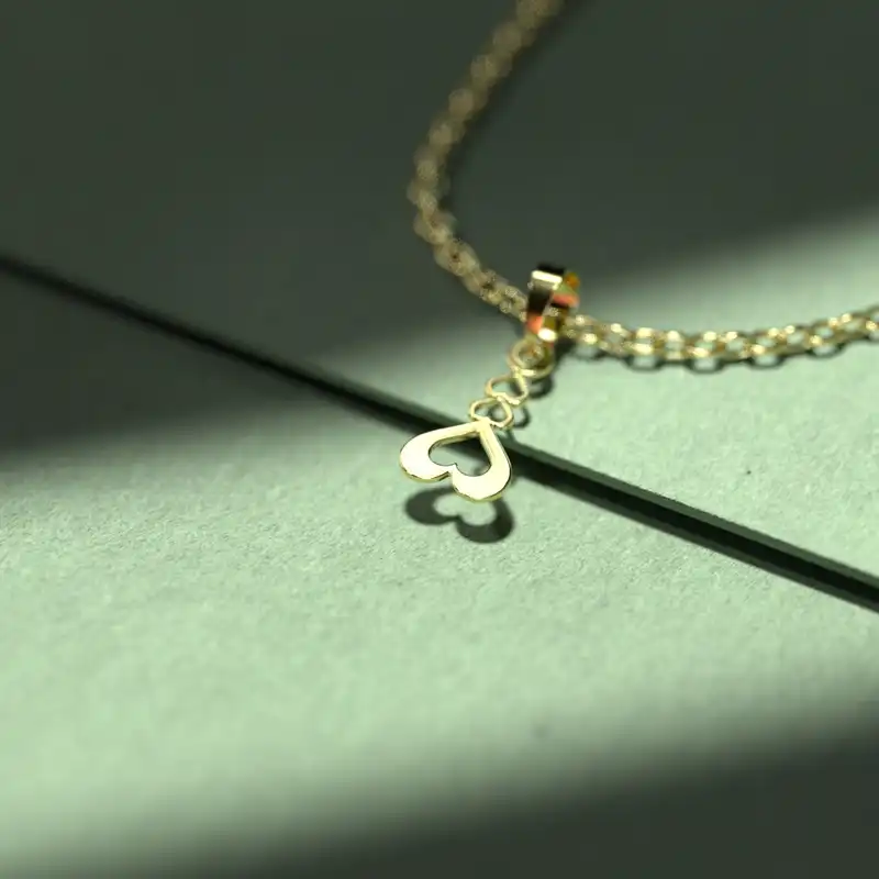 گردنبند طلا 18 عیار زنانه مدوپد مدل اسلیمی کد CA10027