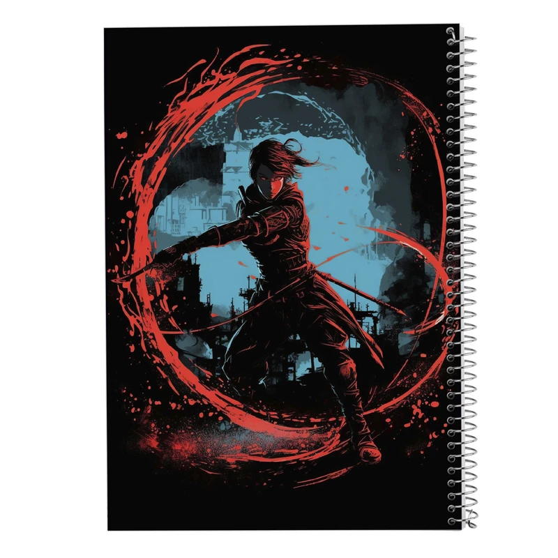 دفتر ژورنال نویسی 50 برگ مدوپد مدل نقطه ای طرح Attack on Titan کد DF10436