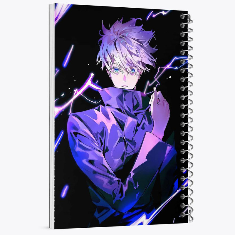 دفتر مشق 100 برگ خندالو طرح گوجو ساتورو انیمه جوجوتسو کایزن کد 11122