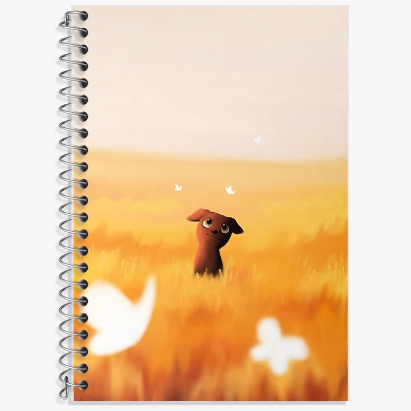 دفتر لغت 50 برگ خندالو طرح سگ بامزه کد F7313