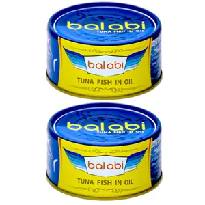 کنسرو ماهی تن در روغن بال آبی - 180گرم بسته 2 عددی