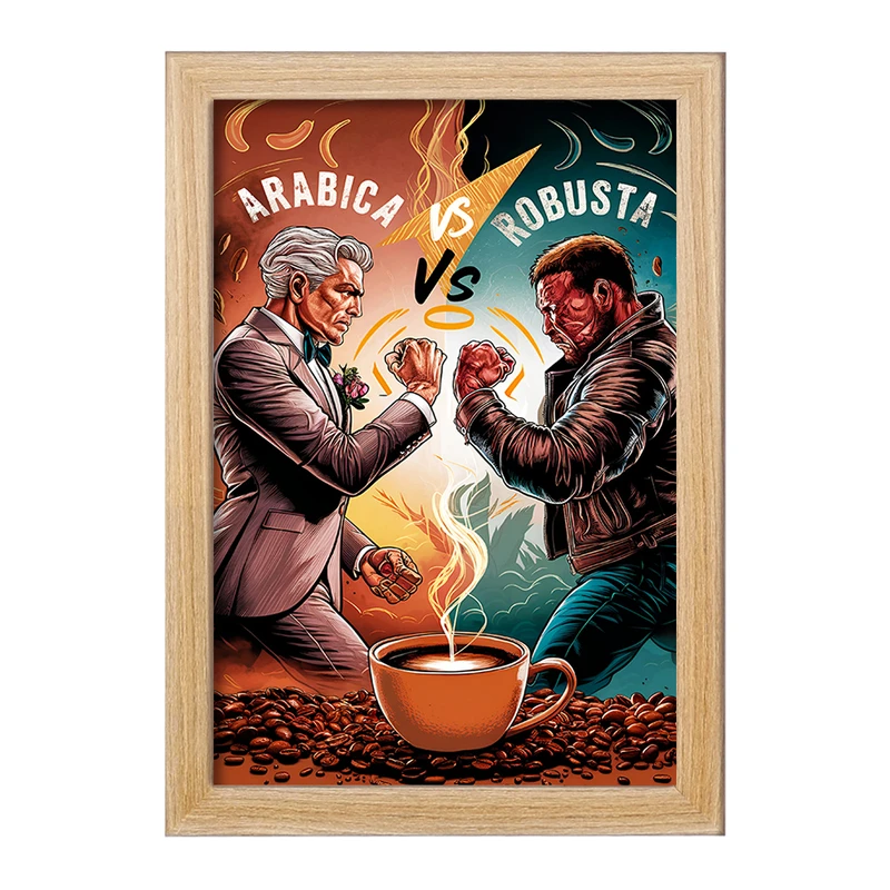 تابلو خندالو مدل قهوه (Coffee) کد F5922