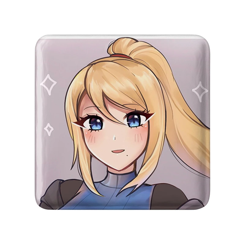 پیکسل خندالو طرح بازی متروید (Metroid) مدل مربعی کد 35694