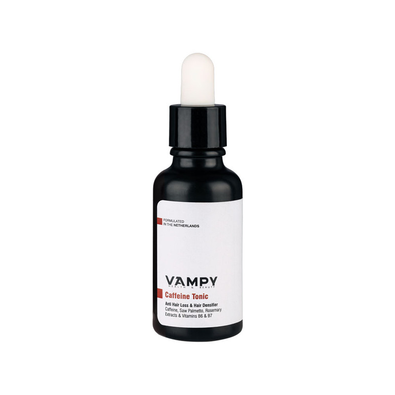 محلول تقویت مو وامپی مدل کافئین حجم 30 میلی لیتر