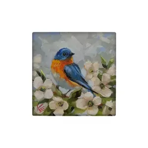 کاشی مدل نقاشی طرح پرنده کدz309