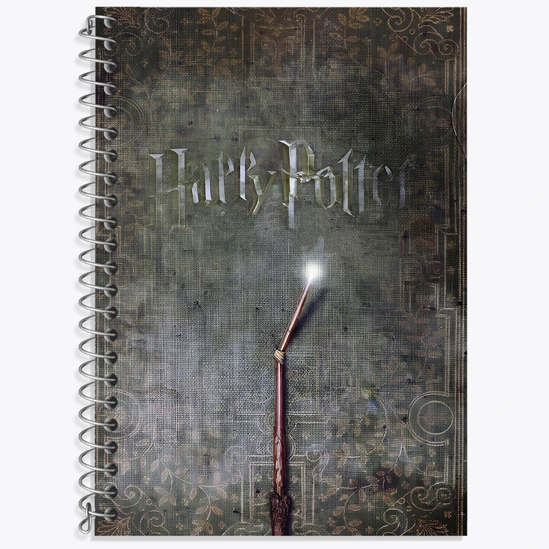 دفتر زبان 50 برگ خندالو مدل سه خط طرح هری پاتر (Harry Potter) کد N3161