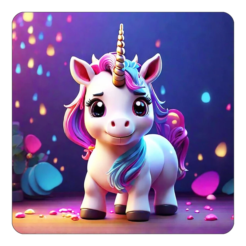 مگنت کاکتی طرح اسب تک شاخ و یونیکورن مدل mp30809