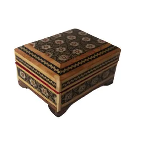 جعبه جواهرات خاتم کاری کد 213