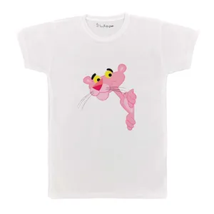 تی شرت بچگانه پرمانه طرح پلنگ صورتی کد pmt.4694