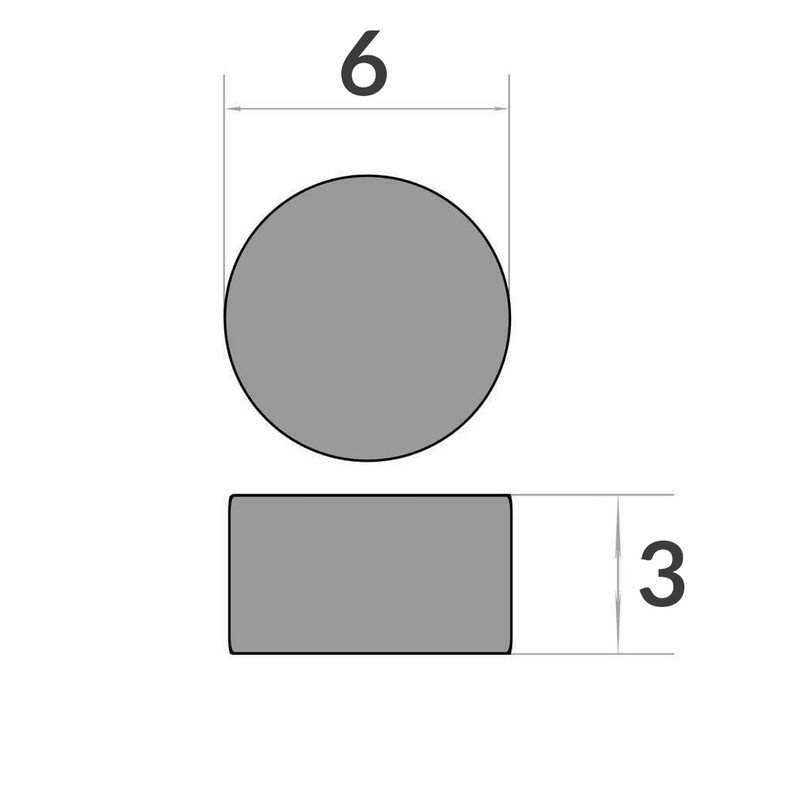 آهن ربا مدل استوانه کد 63 بسته 25 عددی