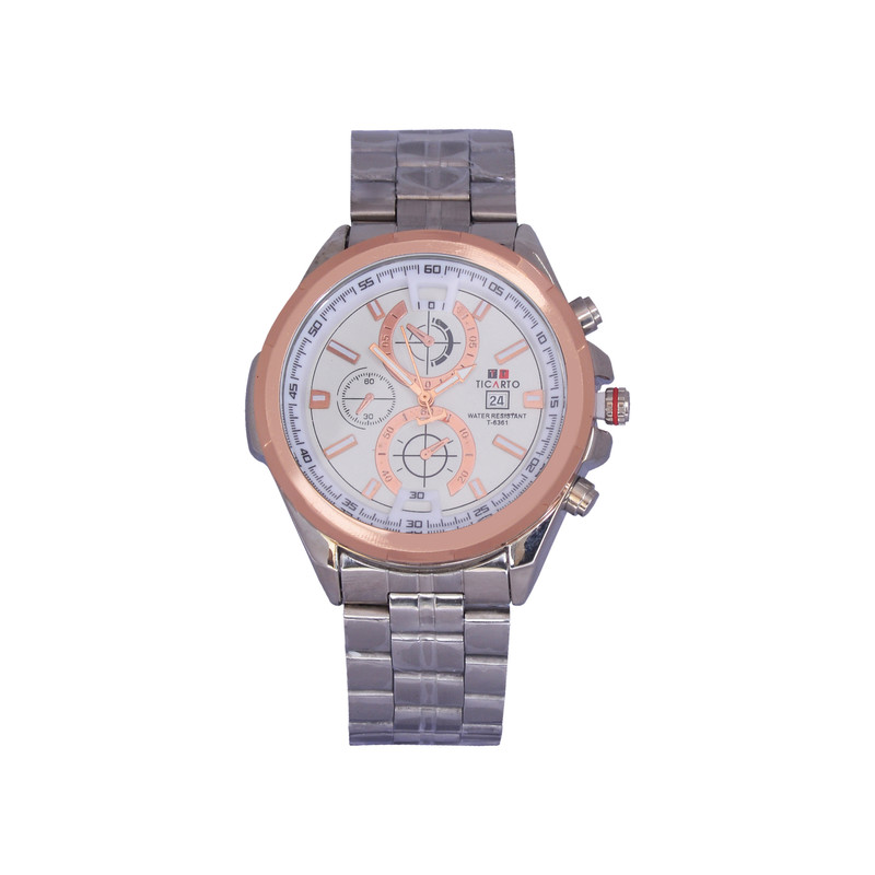 ساعت مچی عقربه‌ای مردانه کوارتز تیکارتو مدل کلاسیک کد T-6361