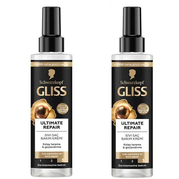  اسپری دو فاز مو گلیس مدل REPAIRR حجم 200 میلی لیتر مجموعه دو عددی