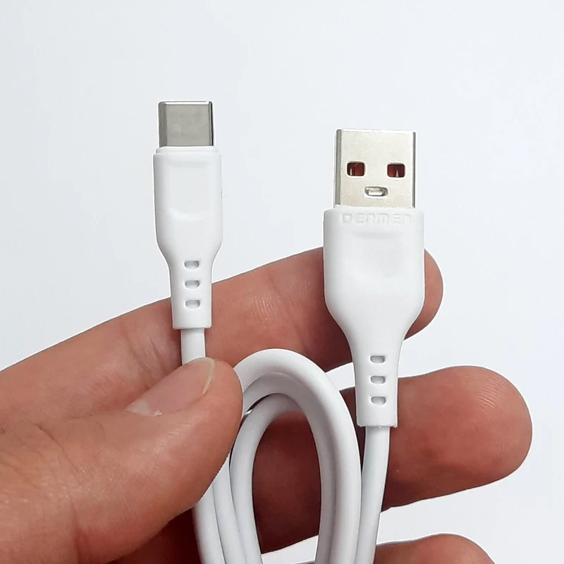کابل تبدیل USB به USB-C دنمن مدل D01T طول 1 متر مجموعه 5 عددی