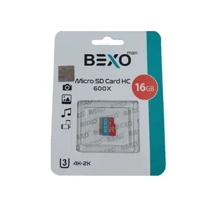 کارت حافظه بکسو microSDHC مدل 600X کلاس 10 استاندارد UHS-I U3 سرعت 90MBps ظرفیت 16 گیگابایت به همراه آداپتور SD