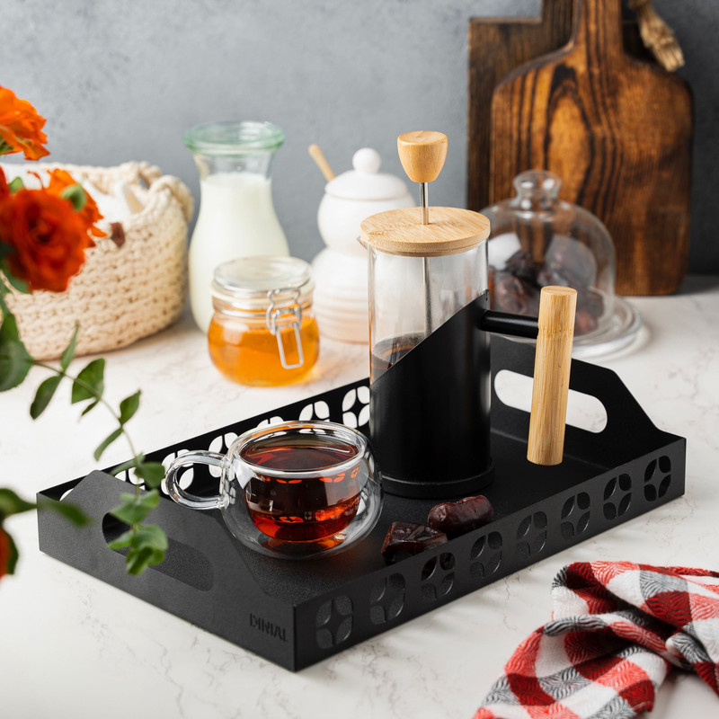 سینی دینیال مدل گل دار کد DN2030
