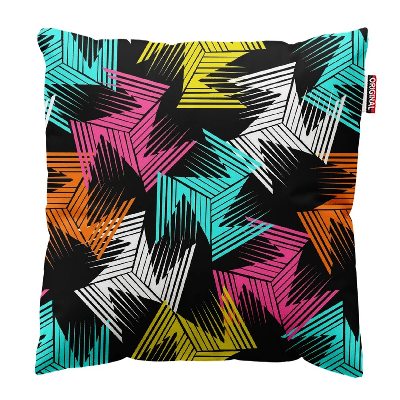 کوسن پاد آفرین طرح رنگی سایز 30*30 سانتی متر