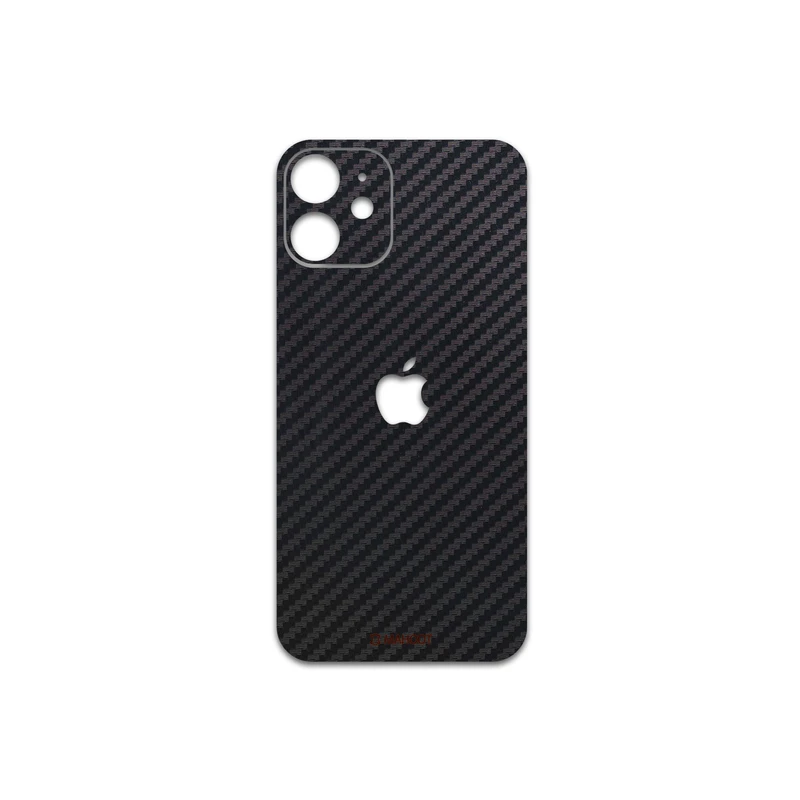 برچسب پوششی ماهوت مدل Carbon-Fiber مناسب برای گوشی موبایل اپل iPhone 12 mini