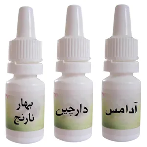 اسانس شمع مدل بهارنارنج و دارچين و آدامس خرسي حجم 10 ميلي لیتر بسته 3 عددي