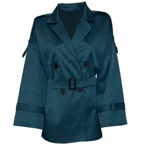 بارانی زنانه کد 7002 رنگ سبز